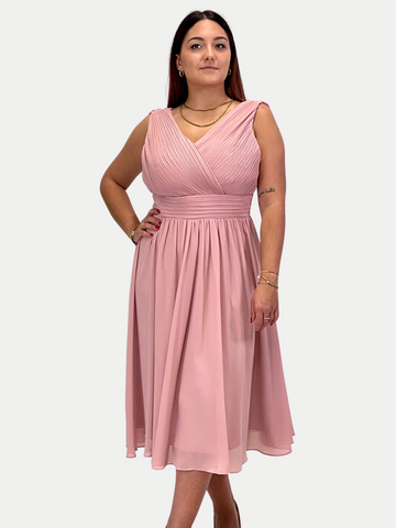 Vestido AMBER Curves Plus Size Curto Floral Rosa - Compre Agora